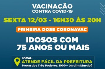 Atenção ao novo calendário para vacinação contra Covid-19