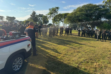 Defesa Civil de Itapetininga realiza instrução no Tiro de Guerra