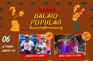 Sarau Balaio Popular leva música, cultura e tradição ao AMEIPAS em setembro