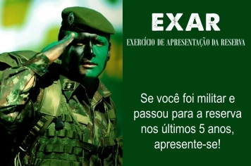 EXAR - EXERCÍCIO DE APRESENTAÇÃO DA RESERVA 2025