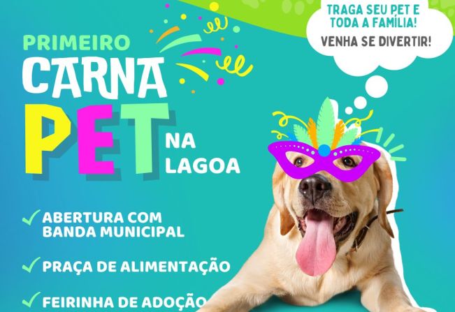 Itapetininga promove o 1º Carna Pet na Lagoa no Parque Ecológico Regina Freire, no domingo, dia 19