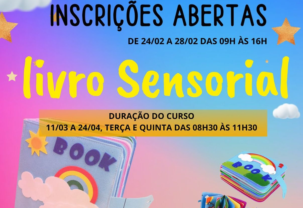 Inscrições abertas para curso de ‘Livro Sensorial’ no Fundo Social de Solidariedade