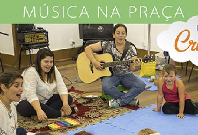 Música na Praça para Crianças será nesta quarta