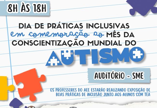 Secretaria de Educação promove Exposição de Práticas Inclusivas 