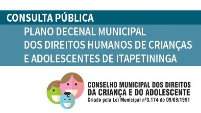 PLANO DECENAL MUNICIPAL DOS DIREITOS HUMANOS DE CRIANÇAS E ADOLESCENTES DE ITAPETININGA