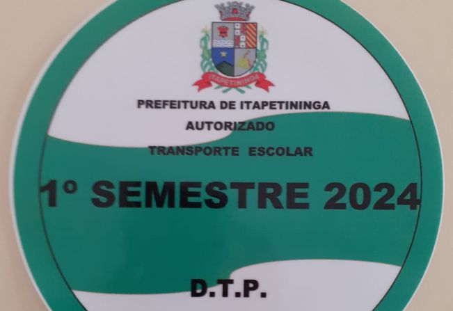 Prefeitura de Itapetininga pede atenção dos pais com o transporte escolar