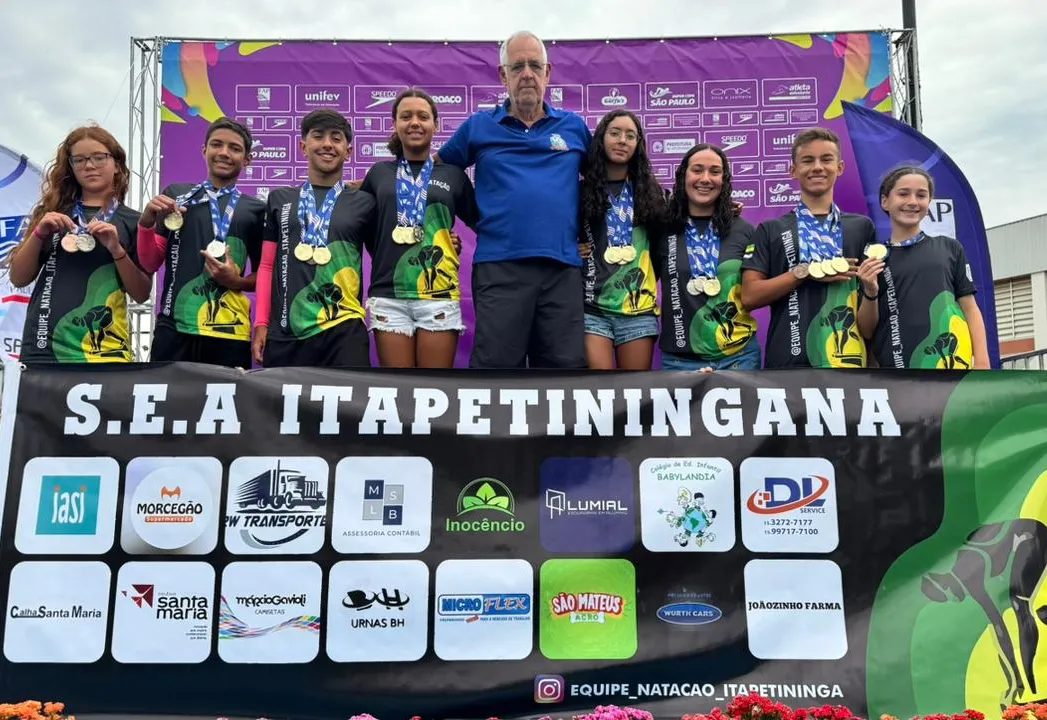 Atletas de Natação de Itapetininga conquistam 25 medalhas entre ouro, prata e bronze na Super Copa São Paulo, em Votuporanga