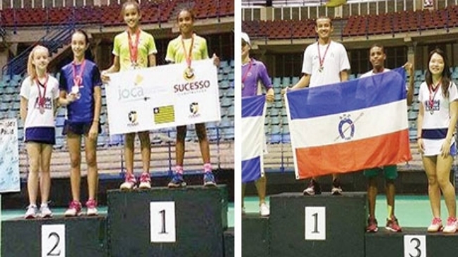 ITAPETININGANAS CONQUISTAM MEDALHAS EM CIRCUITO DE BADMINTON