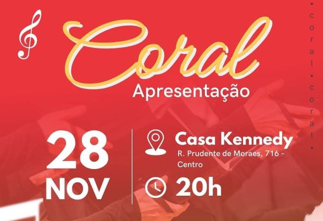 Centro Cultural Brasil-Estados Unidos apresenta o Coral da Fatec