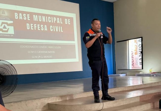 DEFESA CIVIL REALIZA PALESTRA PREVENTIVA PARA MAIS DE 100 CRIANÇAS EM ITAPETININGA