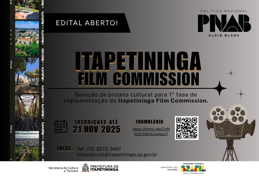 Itapetininga lança edital para fomento à implementação da Film Commission