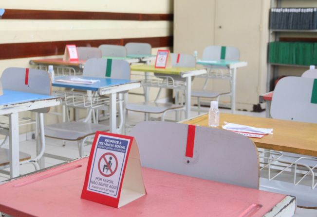 Retorno às aulas da rede municipal será em esquema de rodízio