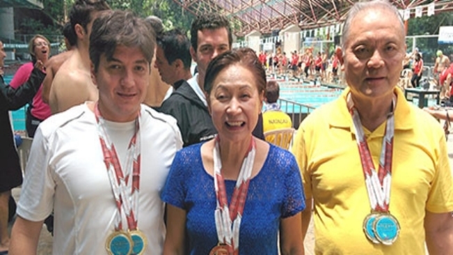 Nadadores recebem Troféu TOP FIVE 2014 