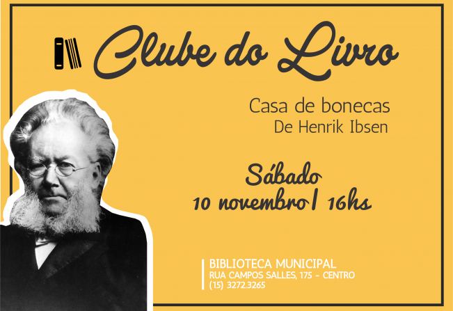 Clube do Livro acontecerá neste sábado