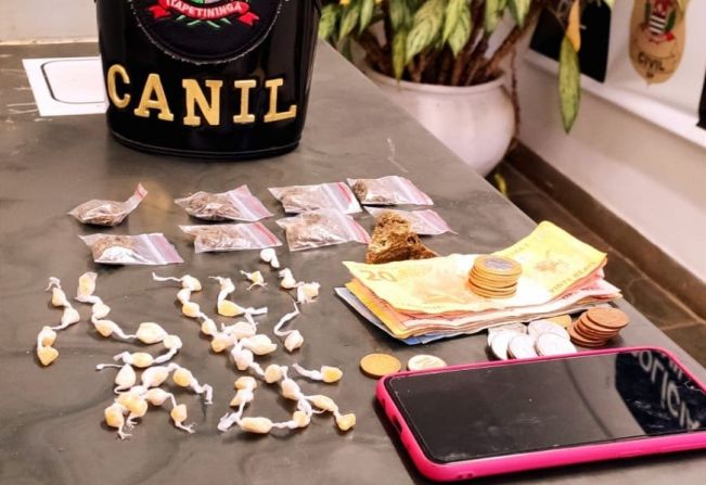 Operação Itapê + Segura prende mulher em flagrante por tráfico de drogas no Central Parque 4 L