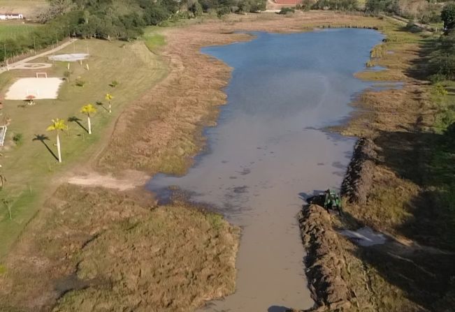Lagoa da Chapadinha, em Itapetininga, passa por obras de revitalização